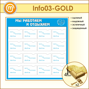 ����� ��� �������� � �������� � 16 ��������� �5 ������� (IN-03-GOLD)